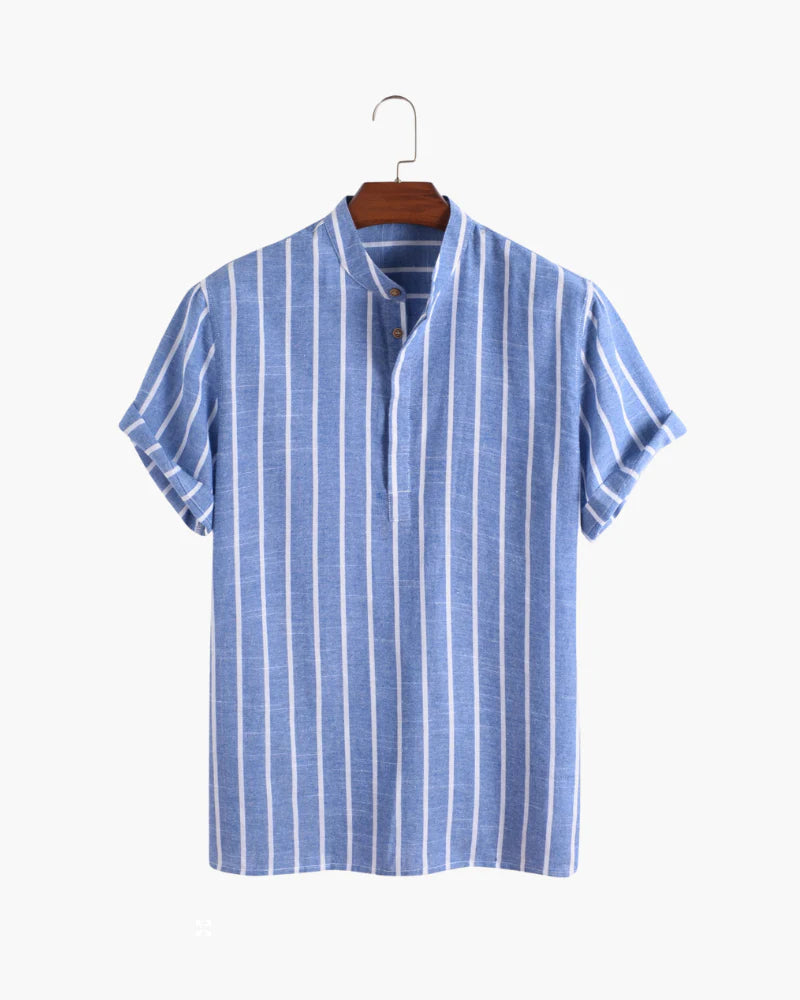azure blue polo